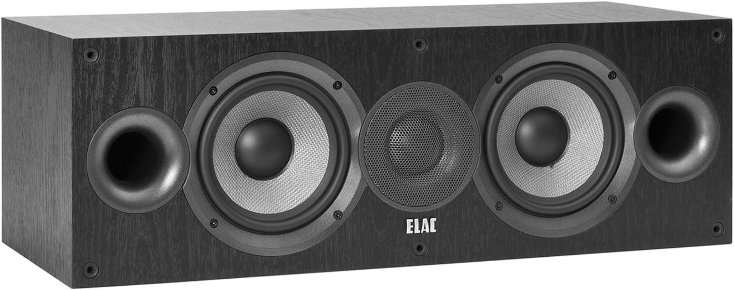 ELAC - Debut 2.0 5.25" Center Speaker with MDF Cabinets, Black  