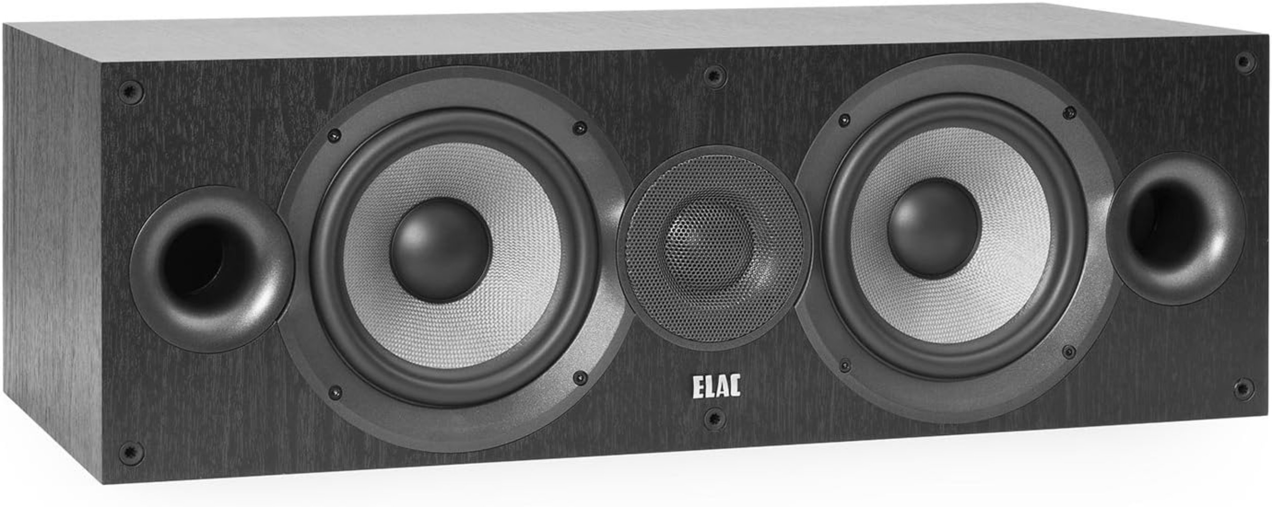 ELAC - Debut 2.0 6.5" Center Speaker with MDF Cabinets, Black 