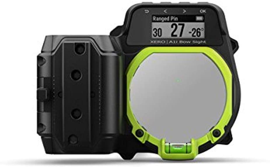 Garmin - Xero A1i Bow Sight, 2" Auto-Ranging Digital Bow Sight with Laser Locate, Dual-color LED Pins for Unobstructed Views, Right-Handed