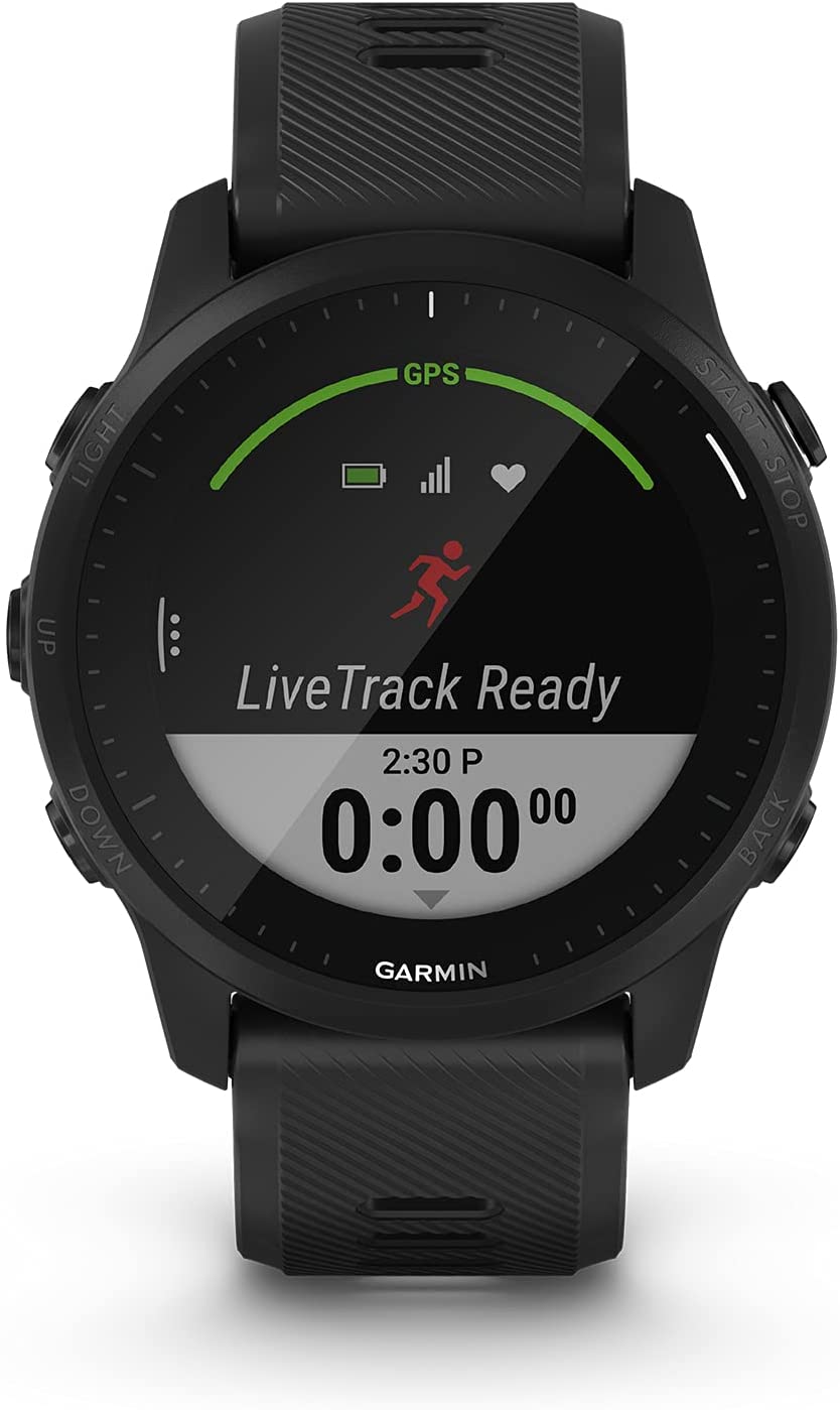 Garmin - Forerunner 945 LTE GPS Multisport Smartwatch, Black