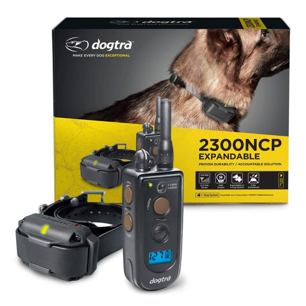 Dogtra - 2300NCP Professional Grade High-Output 3/4-Mile 2-Dog Expandable Remote Training E-Collar