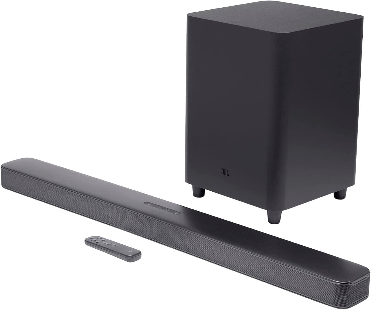 JBL - Bar 5.1 Soundbar with Built-in Virtual Surround, 4K and 10" Wireless Subwoofer