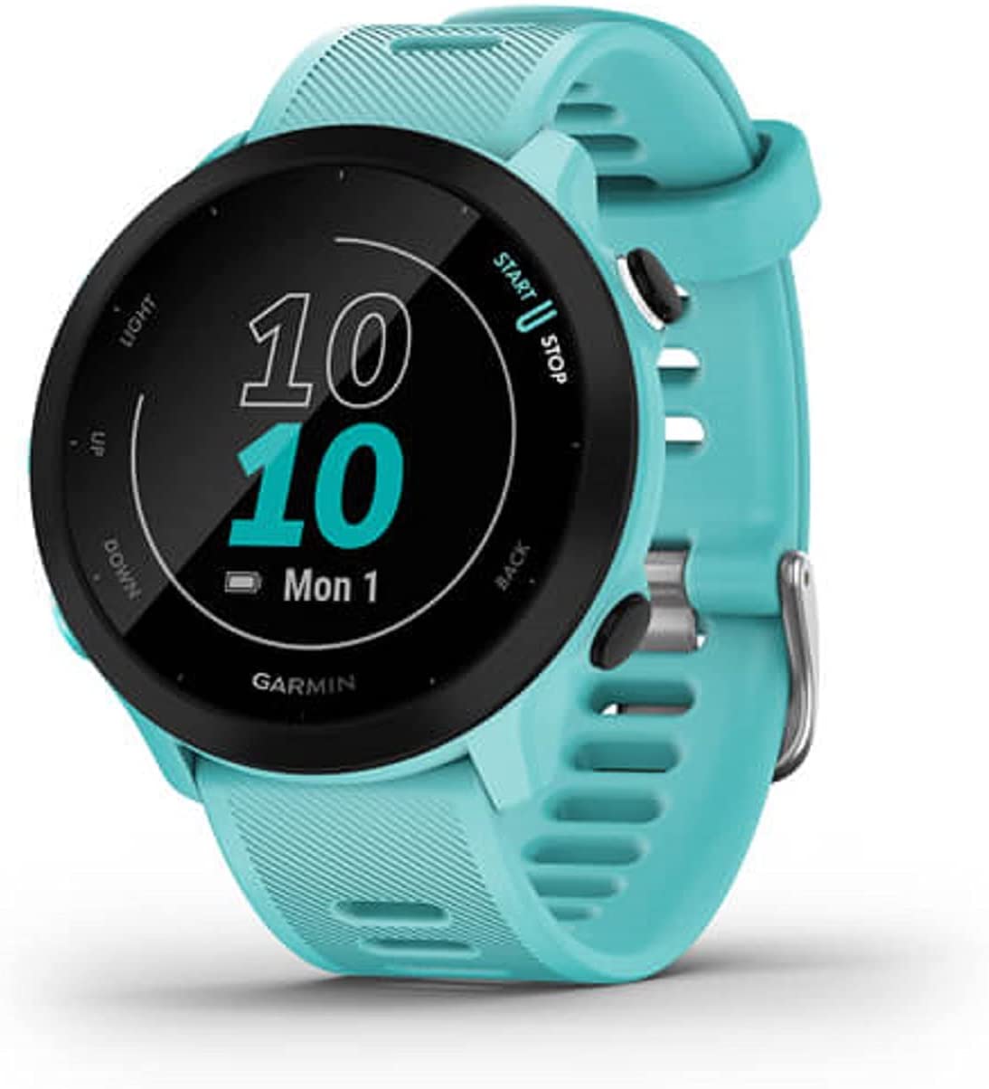 Garmin - Forerunner 55 GPS Multisport Smartwatch, Aqua