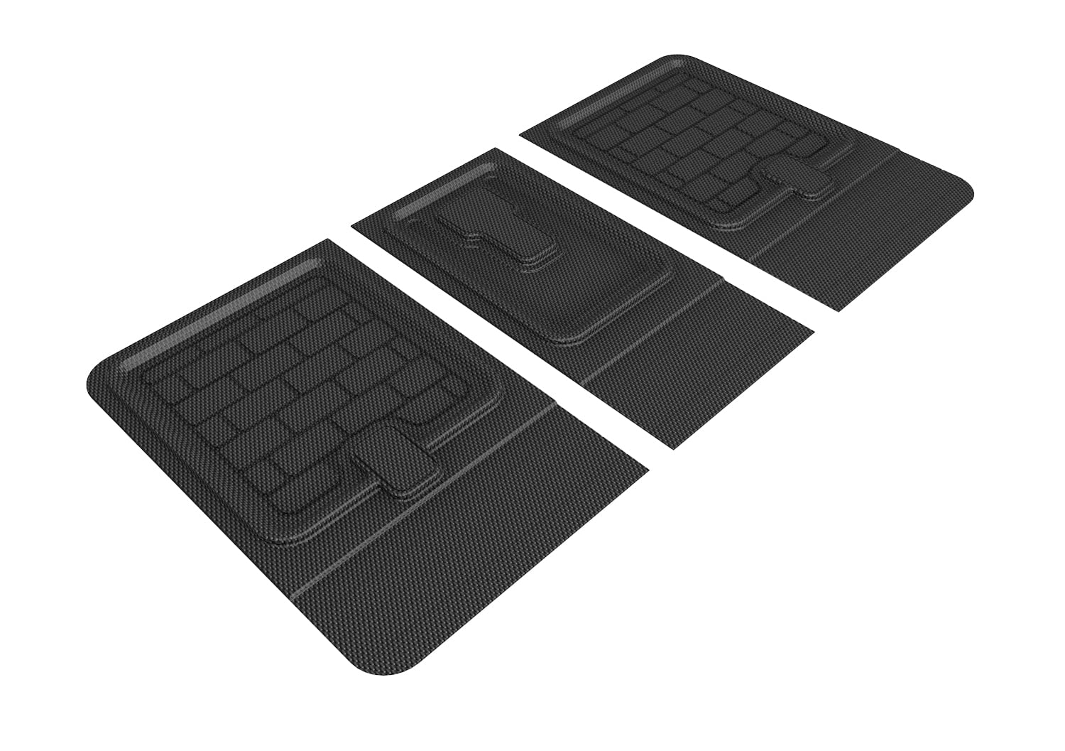 3D MAXpider - All-Weather Second Row Seat Back Cover Mat for Tesla Model Y 5-Seat 2020-2021 Premium Custom Fit Cargo Liner