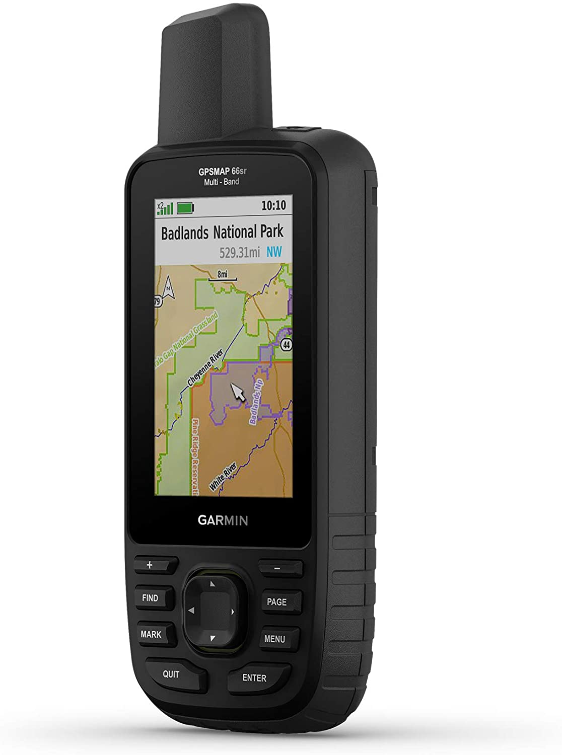 Garmin - GPSMAP 66sr, Hiking Handheld with Expanded GNSS and Multi-Band TechnologyHandheld, 3" Color Display