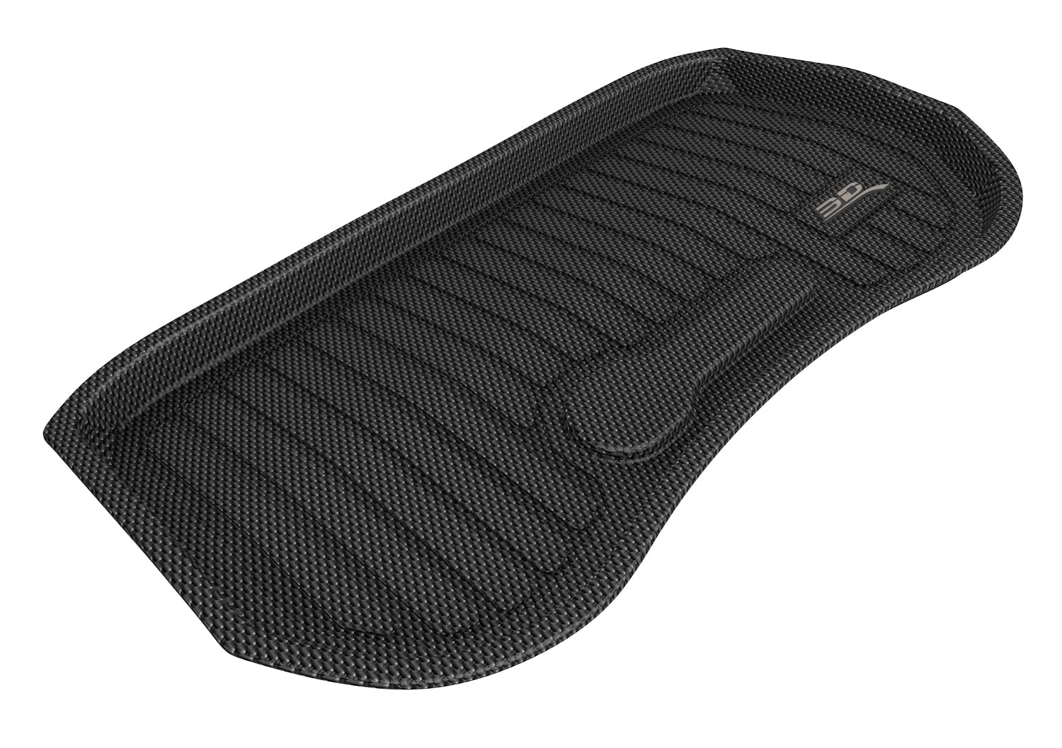 3D MAXpider - All-Weather Front Trunk Mat for Tesla Model 3 2021 (Beaded Basin Only) Premium Custom Fit Cargo Liner (NOT for Pre-2020 Model with Smooth Basin)