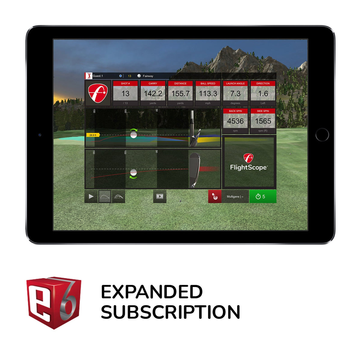 FlightScope - TruGolf E6 Connect - Annual Expanded Subscription Plan