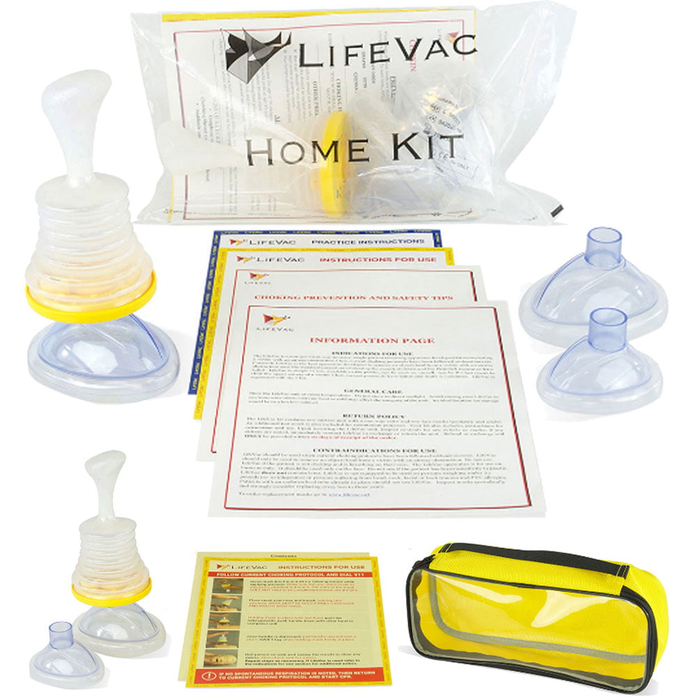 LifeVac - Portable Travel and Home First Aid Kits Choking Airway Rescue Devices