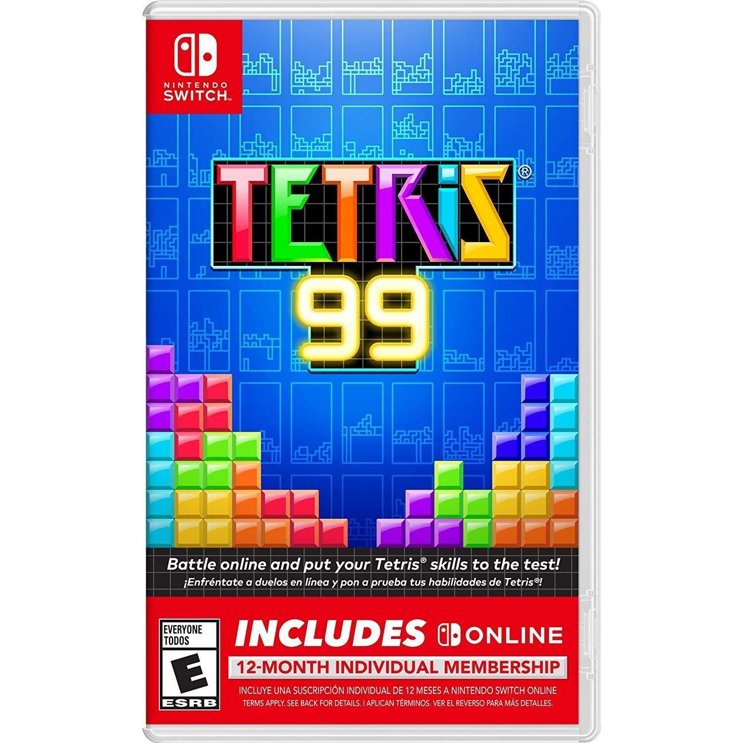 Nintendo - Tetris 99 + 12 Month Nintendo Switch Online Individual Membership