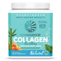 Sunwarrior - Collagen - Vegan Collagen Building Protein Peptides with Hyaluronic Acid & Biotin-Natural