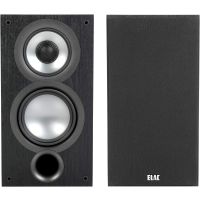 ELAC - Uni-Fi 2.0 3-Way 5.25 Bookshelf Speakers, Black