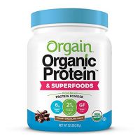 Orgain - Organic Vegan, Gluten Free Plant Based Protein & Superfoods Powder - Creamy Chocolate Fudge (1.12 LB)