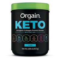 Orgain - Keto Collagen, Gluten Free, Paleo Friendly Protein Powder with MCT Oil - Vanilla  (0.88 LB)