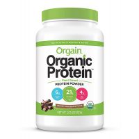 Orgain - Organic Vegan, Non-GMO Plant Based Protein Powder - Creamy Chocolate Fudge (2.03 LB)