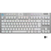 Logitech - G915 TKL Tenkeyless LIGHTSPEED Wireless RGB Mechanical Gaming Keyboard (White) - Tactile Switch