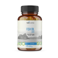 Basic Nutrition - Omega 3 Fish Oil SoftGels | 1,250mg Per Serving with 450mg EPA and 300mg DHA 