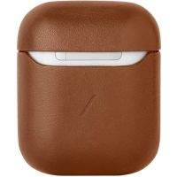 Native Union Leather Case for AirPods – Handcrafted Fully-Wrapped Genuine Italian Leather case – Compatible with Wireless Chargers – for AirPods Gen 1 & Gen 2 (Tan)