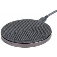 Native Union Drop - High Speed Wireless Charger [Qi Certified] 10W Non-Slip Fast Wireless Charging Pad - Compatible with iPhone 11/11 Pro/11 Pro Max/XS/XS Max/XR/X/8/8 Plus (Slate)