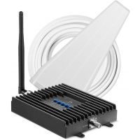 SureCall Fusion4Home Yagi/Whip, Cell Phone Signal Booster Kit for All Carriers 3G/4G LTE up to 3,000 Sq Ft