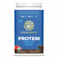 Sunwarrior - Warrior Blend - Organic Vegan Protein Powder with BCAAs and Pea Protein